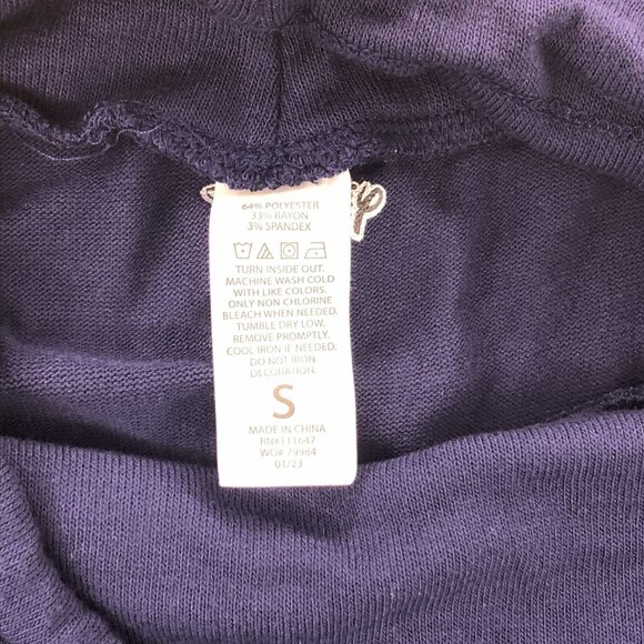 Disney Kingdom Hearts Keyblade Crew Women's Cowl Neck Long Sleeve Top Small - Picture 5 of 6